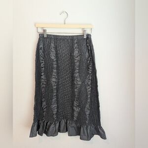 Dark Grey Peplum Yoshiki Hishinuma Skirt